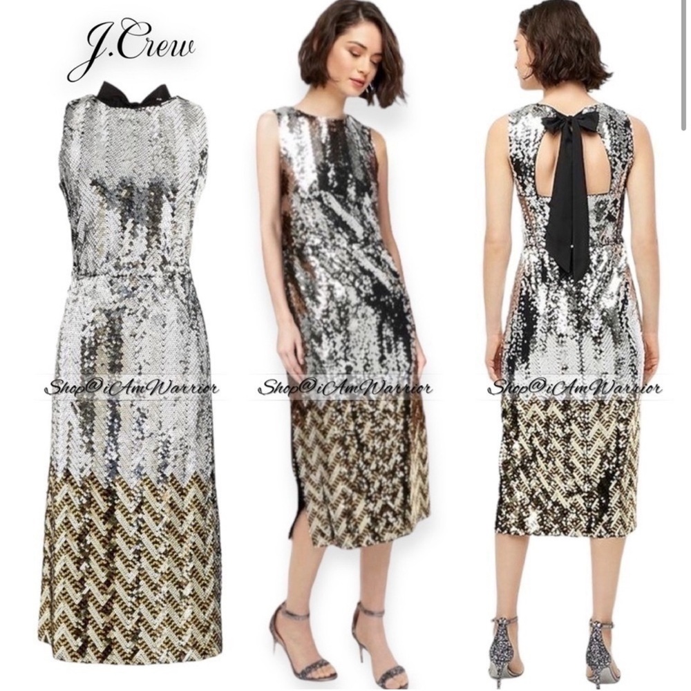 Jcrew Sequined dress